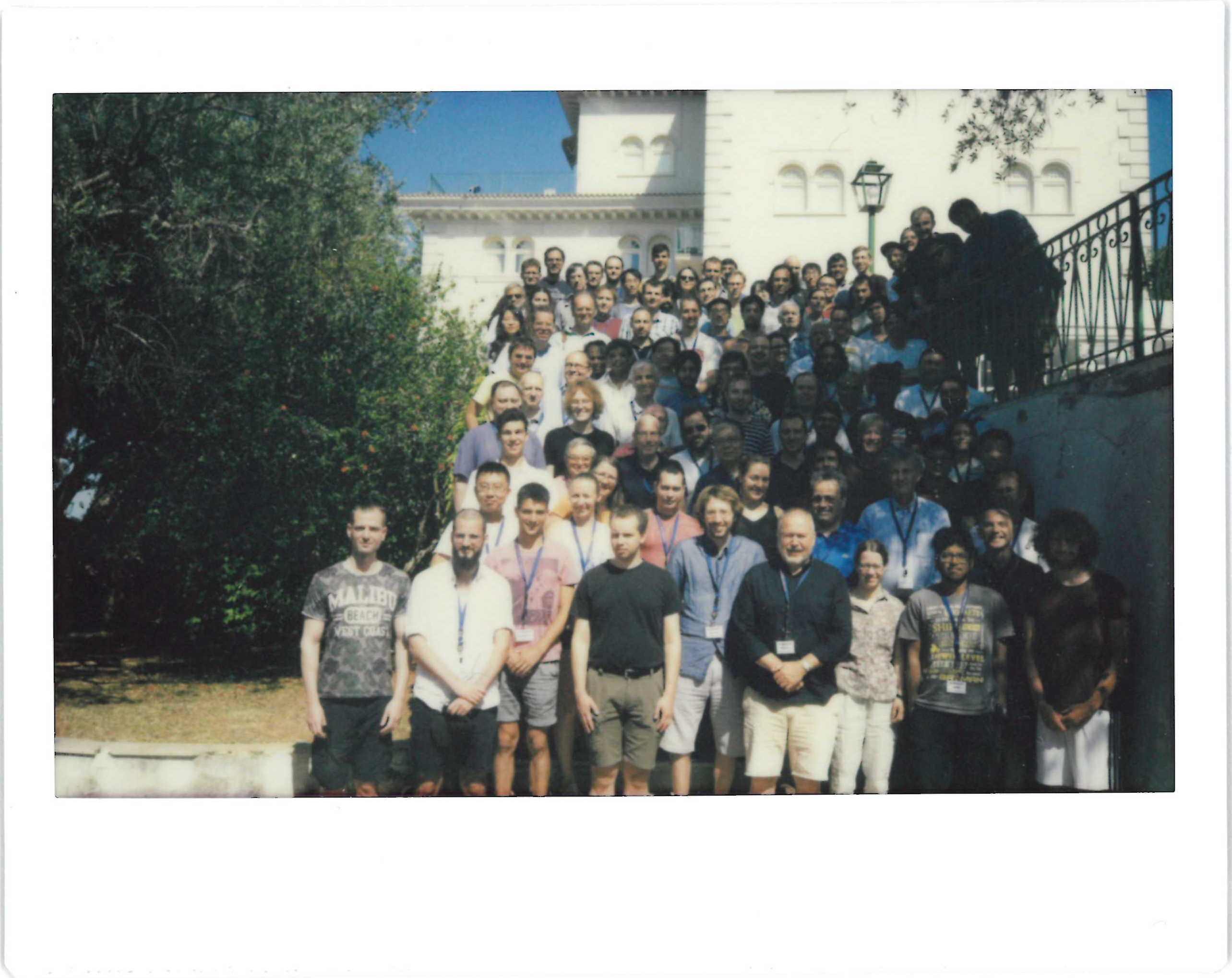 group photo polaroid